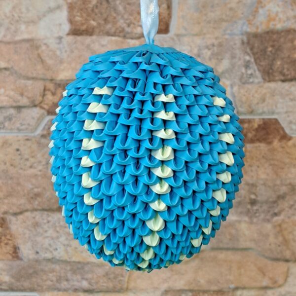 Fensterei zum Aufhängen - Türkis mit Mint-Akzenten