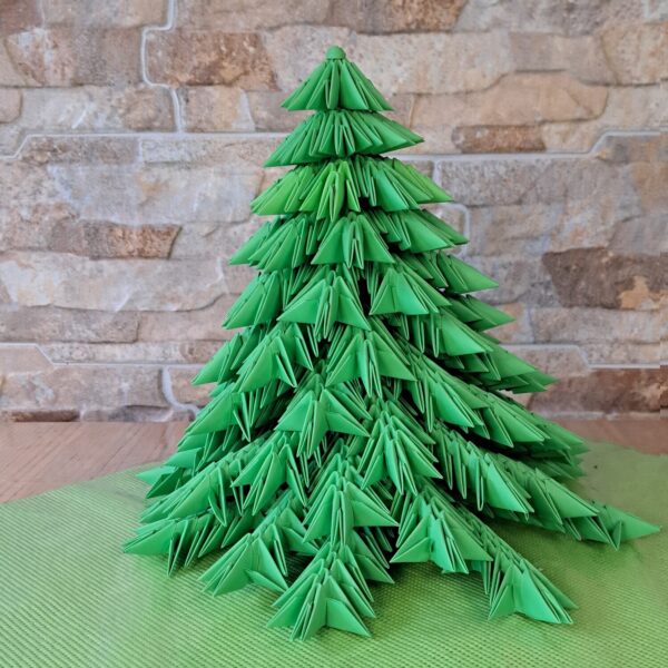 Tannenbaum - Groß - filigrane Zweigstruktur aus Papier