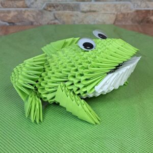 Frosch - Leuchtend Grün - liebenswertes Deko‑Unikat – Bild 2