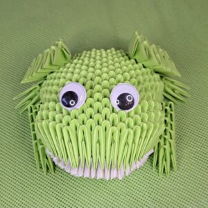 Frosch - Leuchtend Grün - liebenswertes Deko‑Unikat – Bild 4