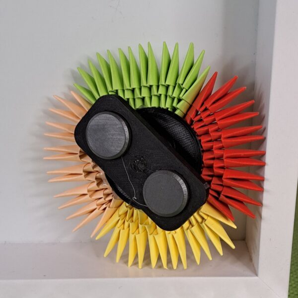 Kreisel - Magnetfigur - farbenfrohes Deko‑Spielzeug