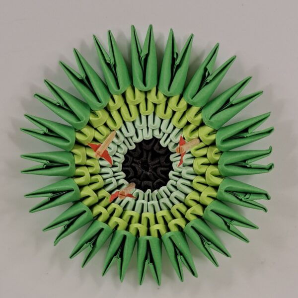 Zielscheibe - Magnetfigur - magnetische Deko mit Pfeilspiel