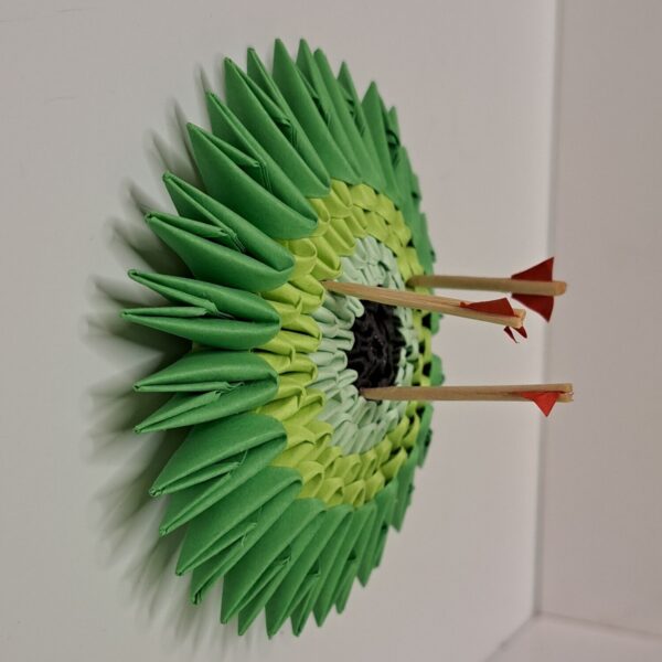 Zielscheibe - Magnetfigur - magnetische Deko mit Pfeilspiel