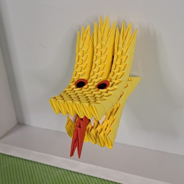 Drachenkopf - Magnetfigur - skurriles Deko‑Unikat