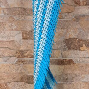 Windspiel – blau‑türkiser Hängedekorateur – Bild 3