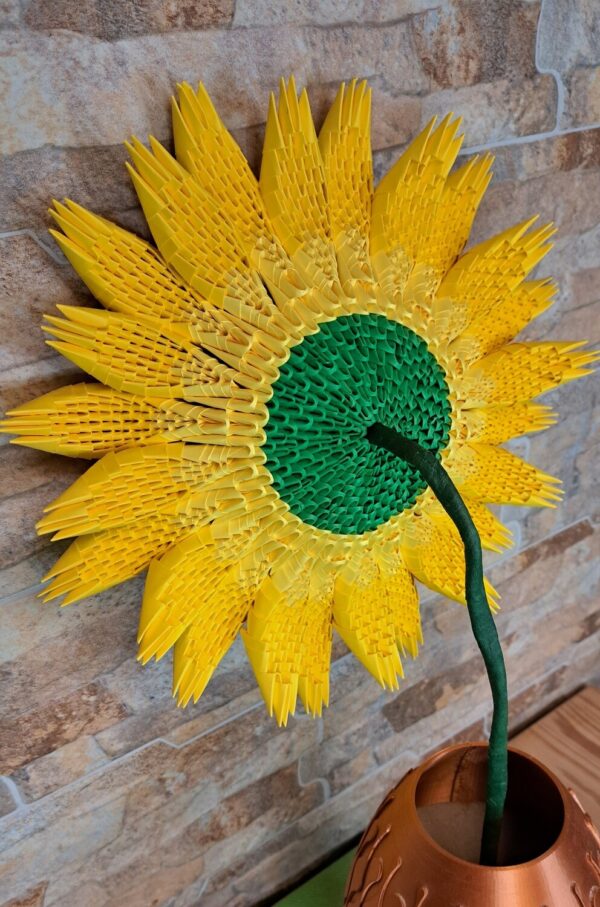 Sonnenblume - Groß - leuchtendes Deko‑Unikat