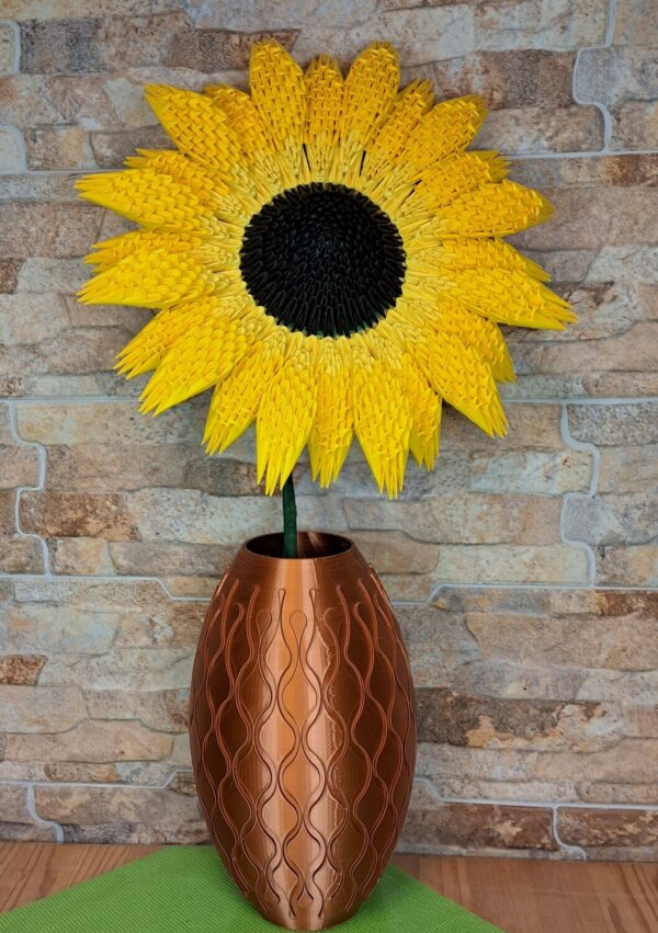 Sonnenblume - Groß - leuchtendes Deko‑Unikat