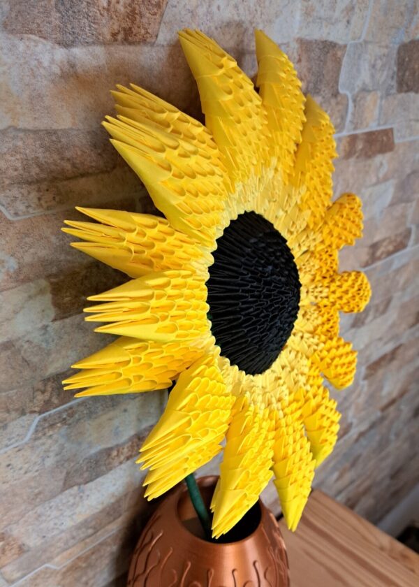 Sonnenblume - Groß - leuchtendes Deko‑Unikat