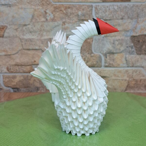 Schwan - gespreizte Flügel