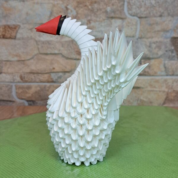 Schwan - gespreizte Flügel