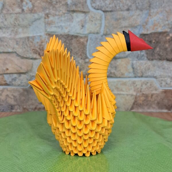 Schwan - gespreizte Flügel