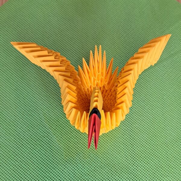 Schwan - gespreizte Flügel