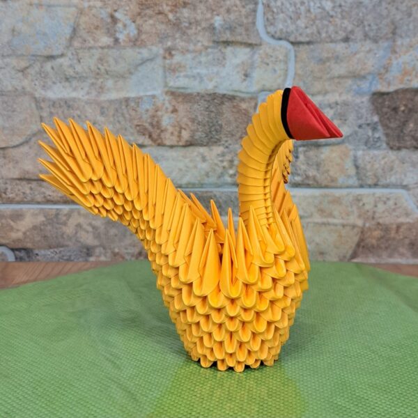 Schwan - gespreizte Flügel