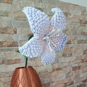Lilie - Weiss, Lachs - elegante Dauerblüte – Bild 2