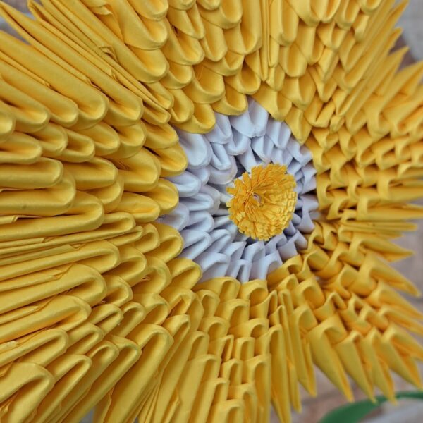 Fantasy Blume - Farbe: Gelb, Weiß