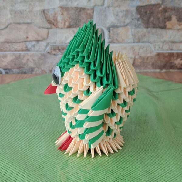 Eule - Stifthalter in den Farben Chamois-Grün