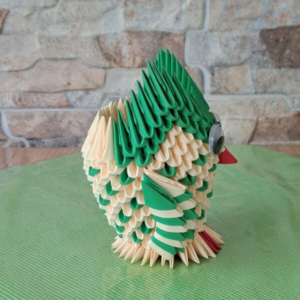 Eule - Stifthalter in den Farben Chamois-Grün