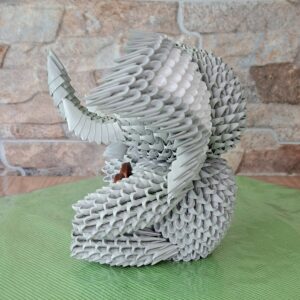 Elefant - Handgefertigter Modular-Origami-Elefant – Bild 2