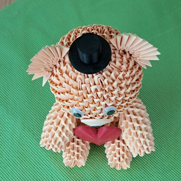 Bär - Handgefertigter Modular-Origami-Bär