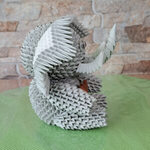 Elefant - Handgefertigter Modular-Origami-Elefant – Bild 3