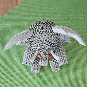 Elefant - Handgefertigter Modular-Origami-Elefant – Bild 4
