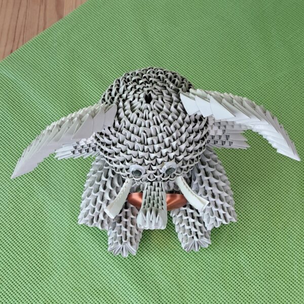 Elefant - Handgefertigter Modular-Origami-Elefant
