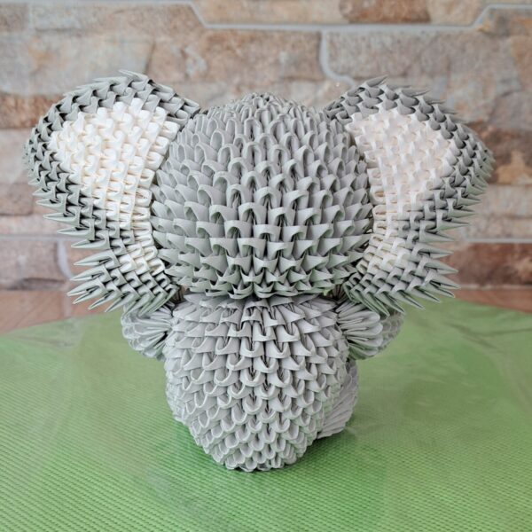 Elefant - Handgefertigter Modular-Origami-Elefant