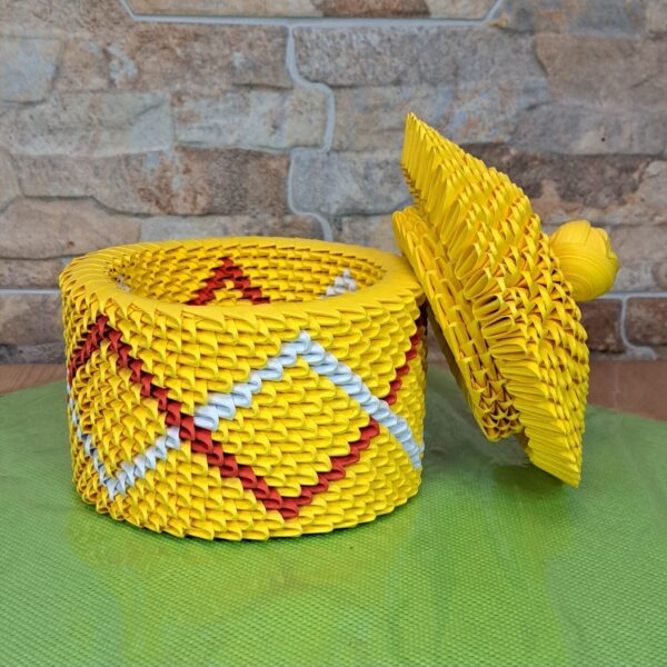 Dose - Schatulle - sonniges Deko- und Aufbewahrungsunikat