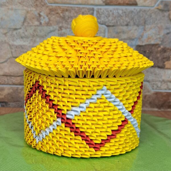 Dose - Schatulle - sonniges Deko- und Aufbewahrungsunikat