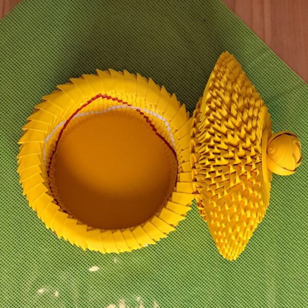 Dose - Schatulle - sonniges Deko- und Aufbewahrungsunikat