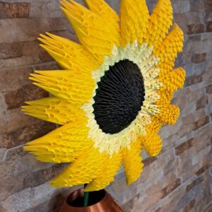 Sonnenblume - Groß - strahlendes Deko‑Unikat – Bild 4