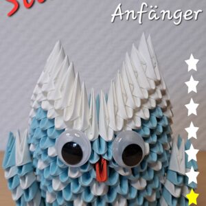 Eule - Blau, Weiß- Starterset für Anfänger – Bild 1