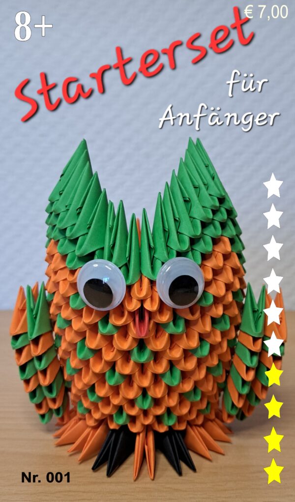 Eule - Orange - Starterset für Anfänger