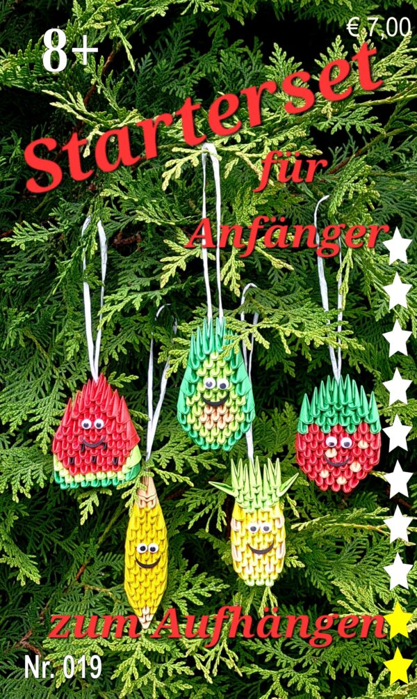 5 freche Früchte - Aufhängen - Starterset