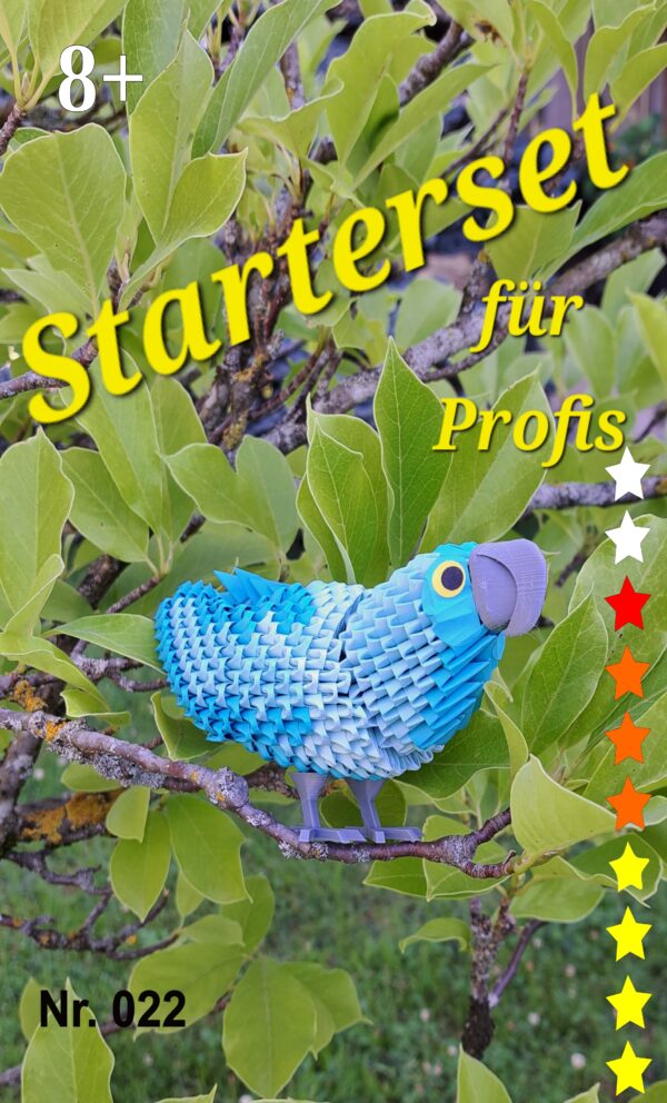 Papagei in Blau - Starterset für Profis
