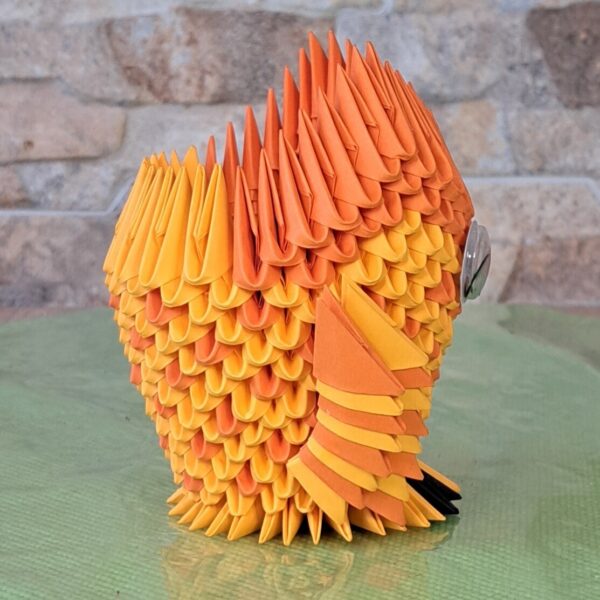 Eule - Stifthalter in den Farben Orange-Orange