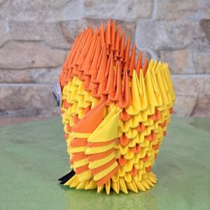 Eule - Stifthalter in den Farben Orange-Orange – Bild 5