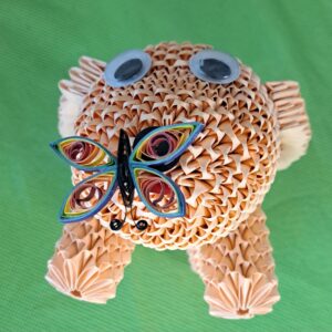 Hund - welcher einen Schmetterling fängt - bezaubernde Dekoration – Bild 4