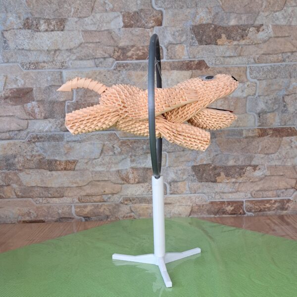 Hund - welcher durch einen Ring springt