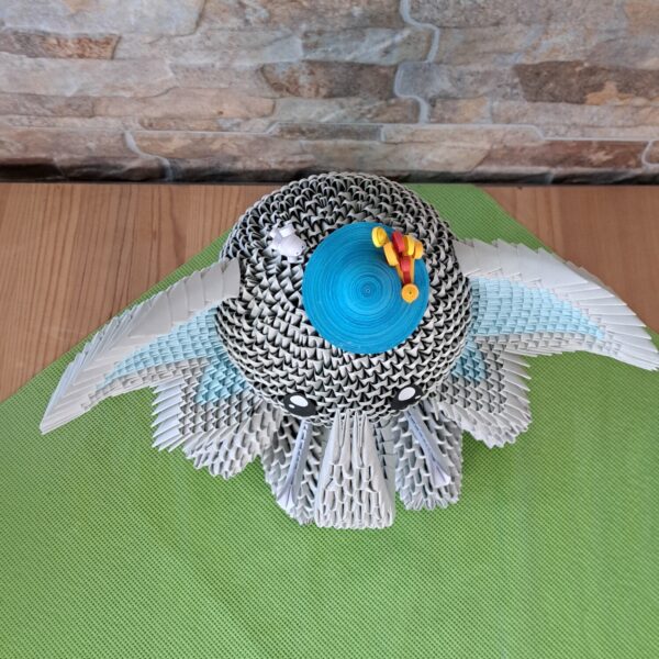 Elefant - Groß - Farben Grau, Hellblau