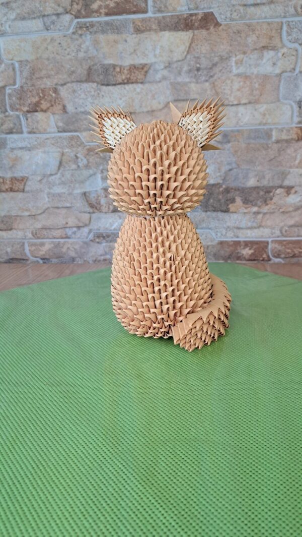 Katze - in den Farben Chamois und Lachs