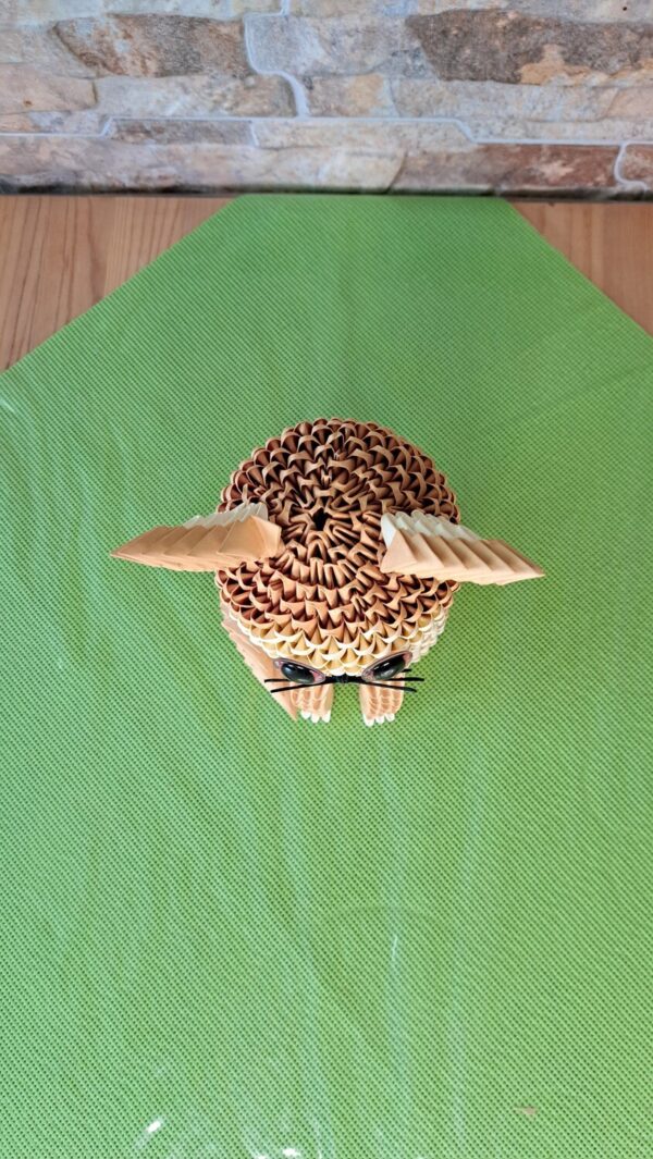 Katze - in den Farben Chamois und Lachs