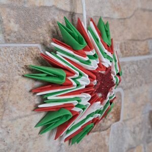 Stern - Für den Weihnachtsbaum in klassischen Weihnachtsfarben – Bild 2