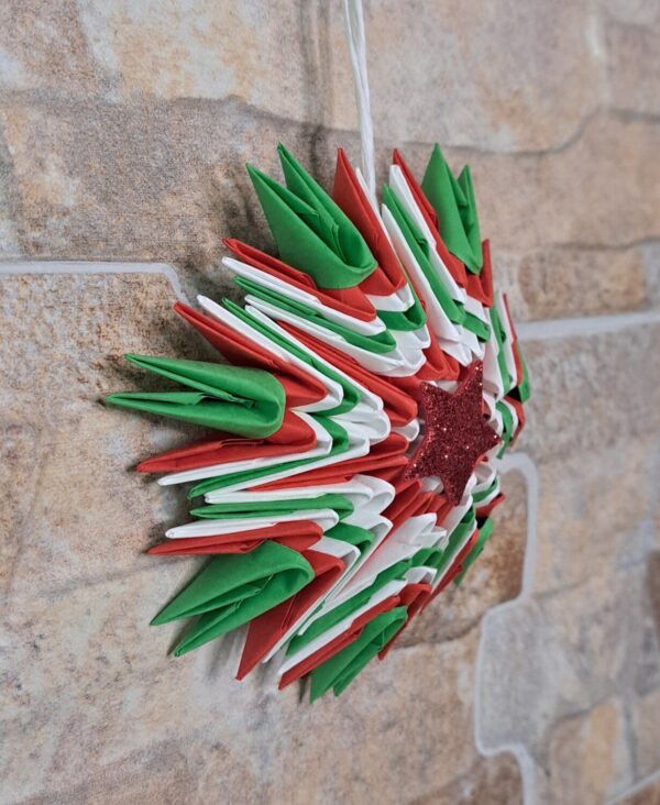 Stern - Für den Weihnachtsbaum in klassischen Weihnachtsfarben