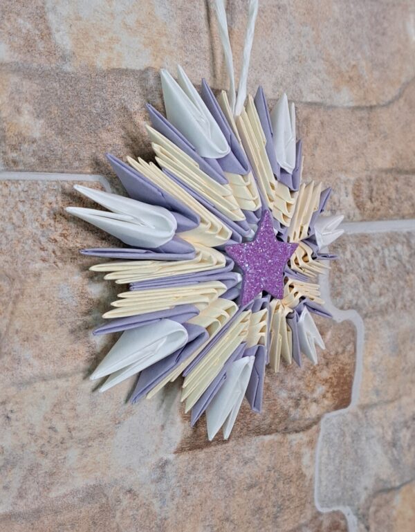 Stern - Für den Weihnachtsbaum mit funkelnder Glitzerstern