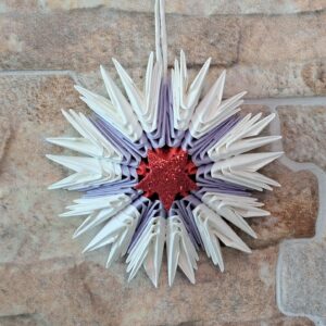 Stern - Für den Weihnachtsbaum - filigraner Christbaumschmuck – Bild 1