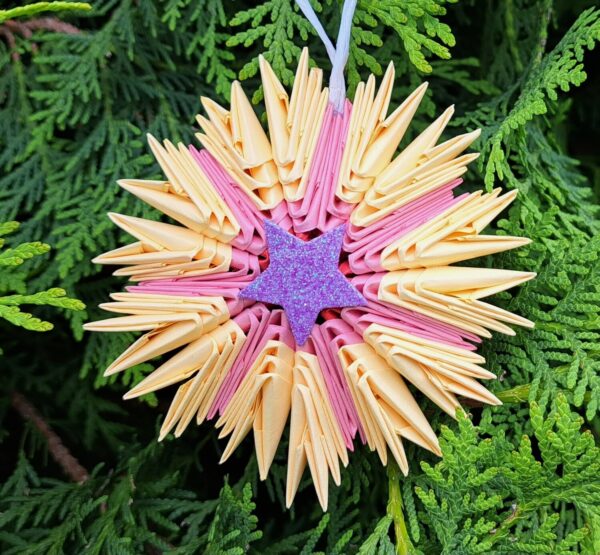 Stern - Für den Weihnachtsbaum - zarter Christbaumschmuck