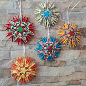 Stern - Für den Weihnachtsbaum - festlicher Christbaumschmuck – Bild 4