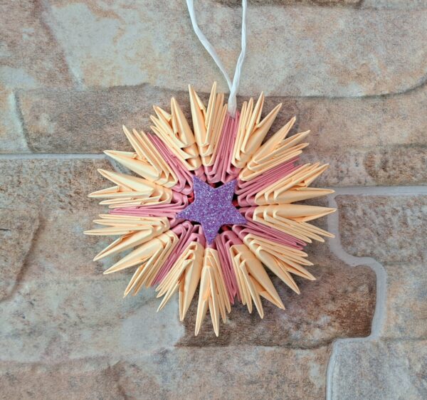 Stern - Für den Weihnachtsbaum - zarter Christbaumschmuck