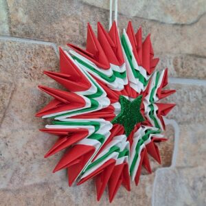 Stern - Für den Weihnachtsbaum - festlicher Christbaumschmuck – Bild 2